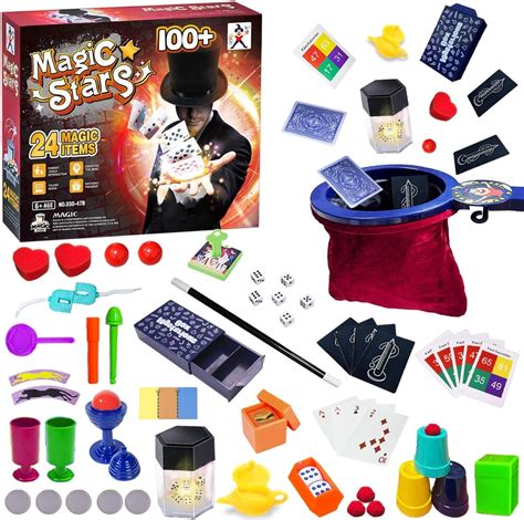 Amazon.com: VIANBYE Magic Kit for Kids - 24 in 1 Magic Tricks Magician ...