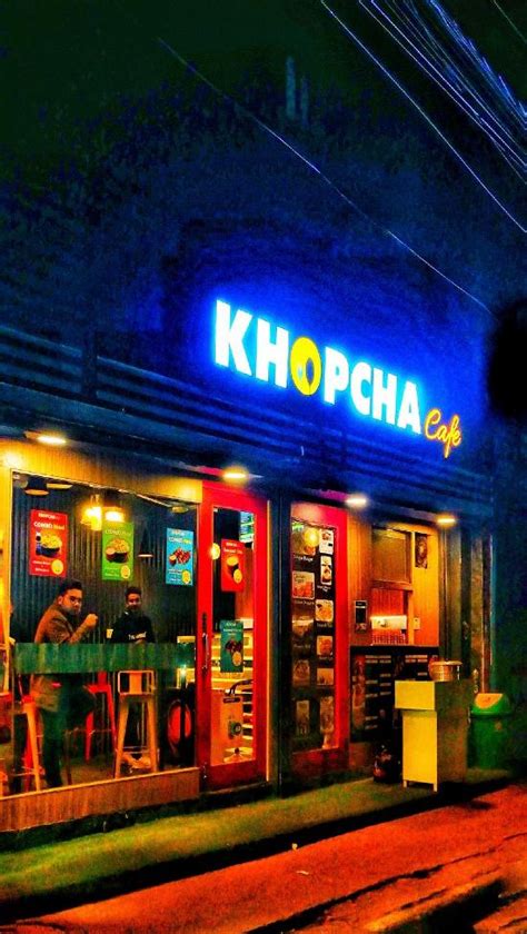 Menu at Khopcha cafe, New Delhi