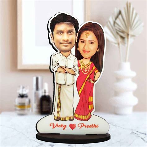 Unique Personalised Caricature Gifts For Couples With Names