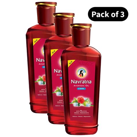 Navratna Cool Hair Oil - Pack Of 3 (180ml) – KartWalk