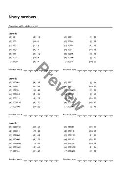 Image result for Math Lesson Under Binary Numbers