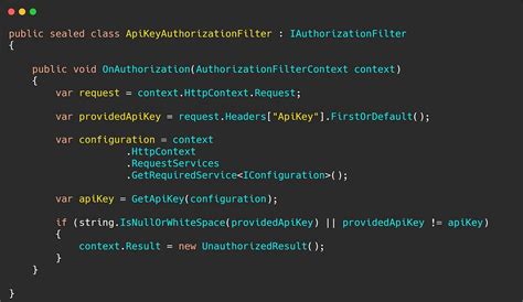 Image result for Asp.net Core Web API Security Simple Key