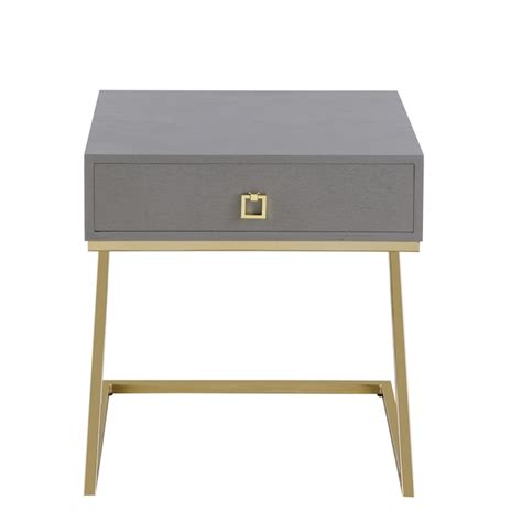 Chic Home Design Cordoba Grey Metal Modern Coffee Table in the Coffee ...