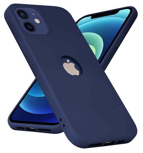 VONZEE® Microfiber Logo Cut Back Case for iPhone 12 Case 6.1 inch ...