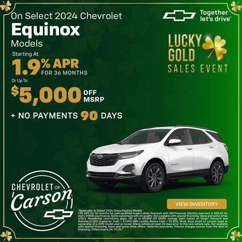 New Chevrolet Vehicle Specials In Carson | Chevrolet of Carson