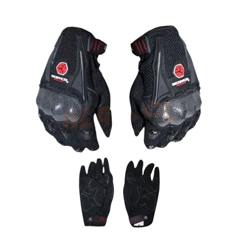 Scoyco Racing Gloves Black Mesh | Alatool Shop Now! – Alatool Accessories