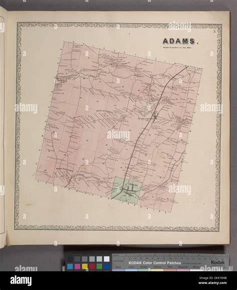 Adams state map hi-res stock photography and images - Alamy