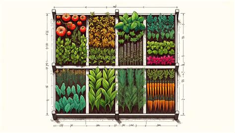 4x4 Raised Bed Layout Ideas for a Vegetable Garden - Gardening Latest