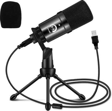 Buy USB Microphone, Condenser Microphone, Professional Cardioid Studio ...