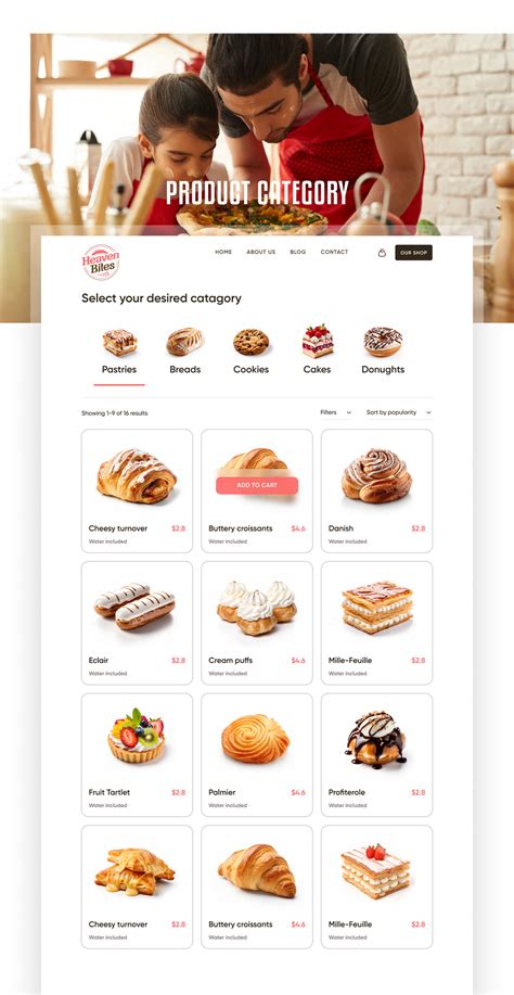 Image result for Bakery Website Design HTML CSS