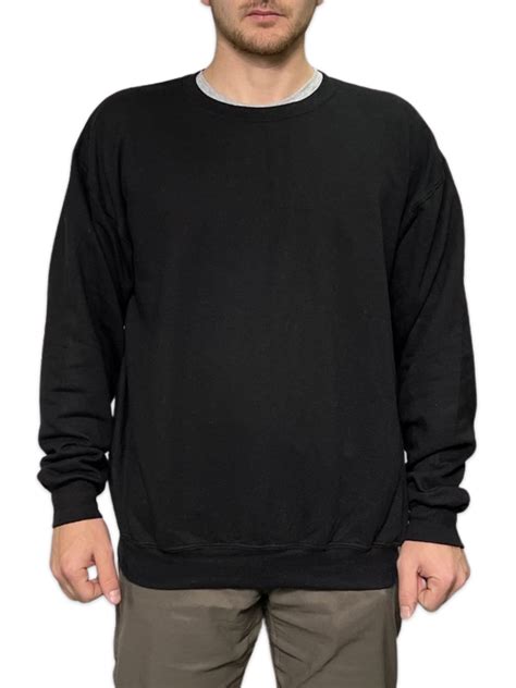 Fruit of the Loom Men's Essential Crew Neck Sweatshirt, Irregular ...