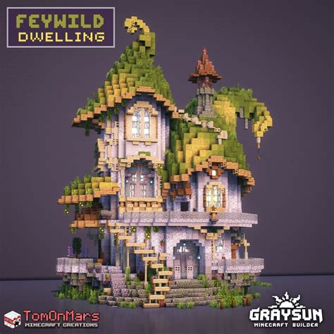 Minecraft fantasy dwelling | Amazing minecraft, Minecraft, Minecraft crafts
