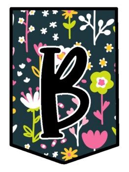 BLOOMING IN SPRING! Spring Bulletin Board Letters, Banner school ...