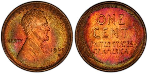 Images of Lincoln Cent (Wheat Reverse) 1909-S VDB 1C, RB - PCGS CoinFacts