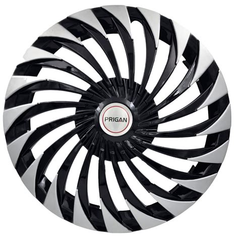 PRIGAN SWING BLACK SILVER WHEEL COVER (Set of 4) AVAILABLE IN 13,14,15 ...