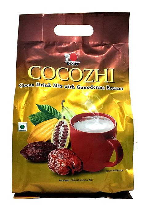 DXN COCOZHI ( COCOA DRINK MIX WITH GANODERMA EXTRACT) 500GM : Amazon.in ...