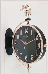 Buy EUROXO Analog, Plastic Luxury Round Wall Hanging Double Sided 2 ...