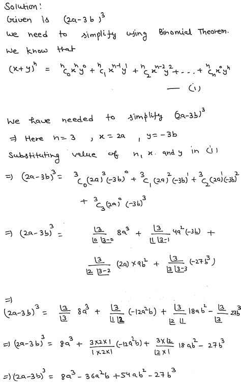 [Solved] Simplify using the Binomial Theorem: .. L | Course Hero