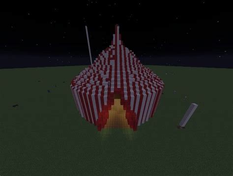 Minecraft Circus Tent Tutorial 的图像结果