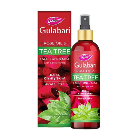 Buy Dabur Gulabari Rose Oil & Tea Tree Face Toner Mist - 200ml