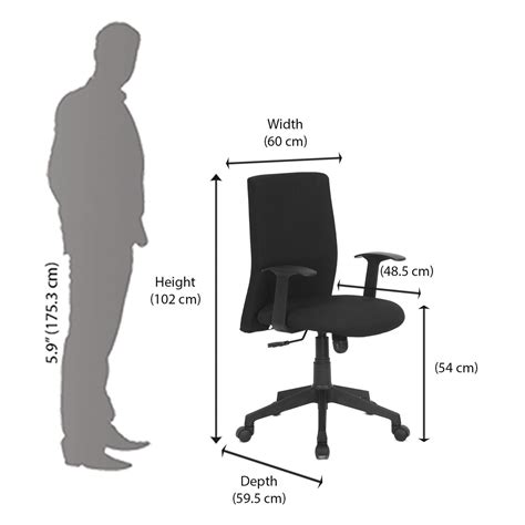 Buy Nilkamal Optima Mid Back Chair (Black) Online In India