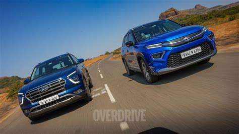 Toyota Urban Cruiser Hyryder hybrid vs Hyundai Creta diesel vs ...