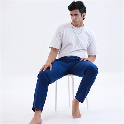 Men's pants blue XS|Custom Made Pants - Online in India | Bow & Square