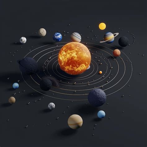 Image result for Modern Model of Solar System