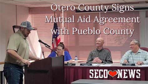 SECO NEWS - Otero County Emergency Services Signs Mutual Aid Agreement ...