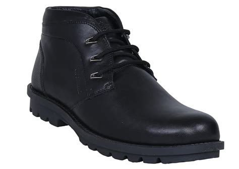 Buy Woodland Men's Black Leather Boots-11 UK/India (45 EU) (GB 2271116 ...