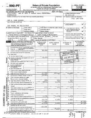 Fillable Online Instructions for Form 990 Return of Organization ...