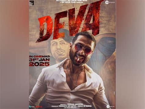 Shahid Kapoor shows rugged intensity in 'Deva' new poster