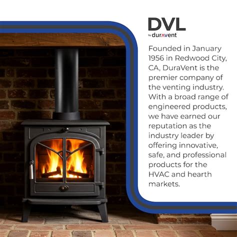 DuraVent DVL Double-Wall Stove Pipe Increaser 8 to 6 Inches Diameter ...