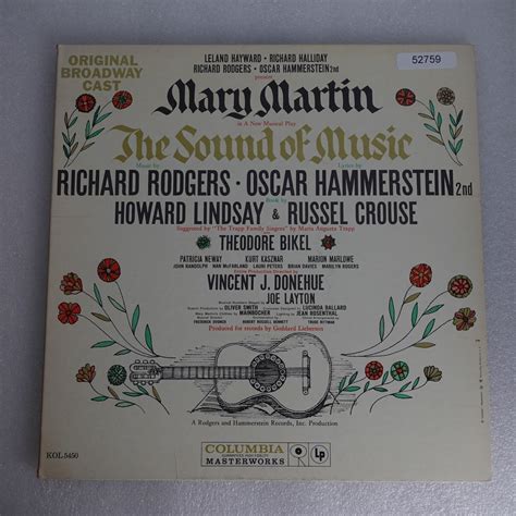 Various Artists The Sound Of Music LP Vinyl Record Album | eBay