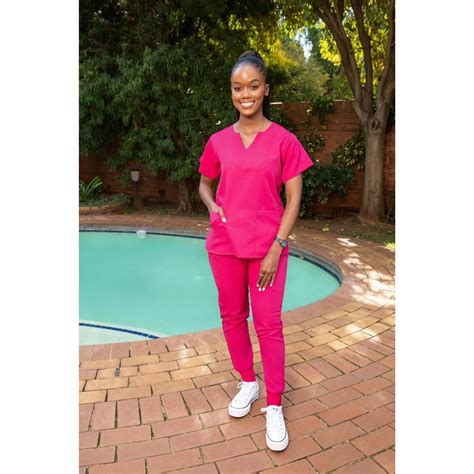 Hot Pink Scrub Set – Bozzy Scrubs