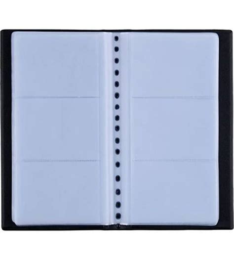 Tanjashop.com - Deli Album et porte de carte de visite maron 180 cartes