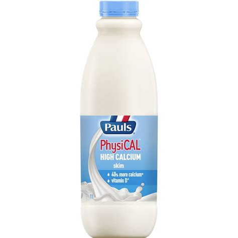 Calories in Pauls Physical Skim Milk calcount
