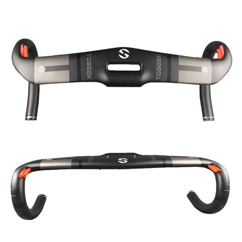 Buy TOSEEK Road Bike Drop Bar Handlebar 400420440mm, Full Carbon Fiber ...
