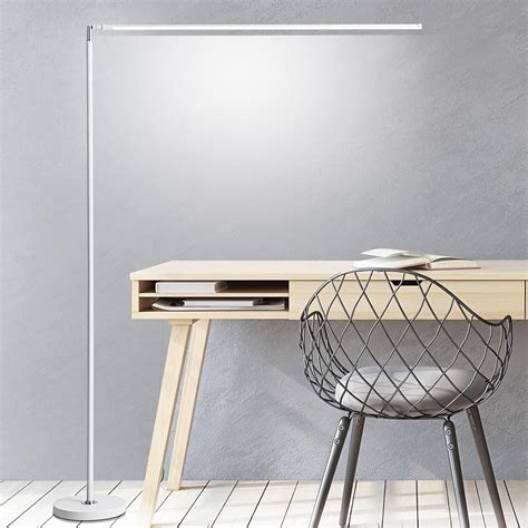 SAMPHON LED Reading Floor Lamp, 26W Standing Lamp with Foot Switch 3 ...