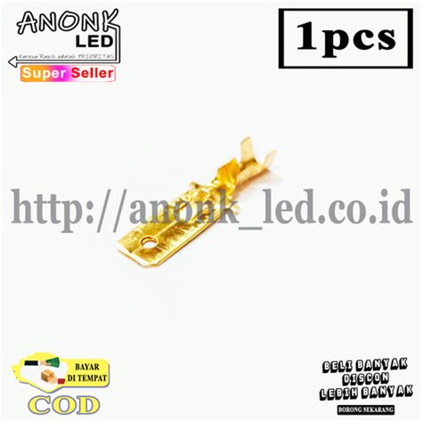 Jual Skun Gepeng Cowok / Terminal Skun Konektor Kabel Gepeng Male ...