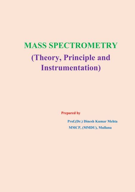 Image result for Mass Spectrometry Basics