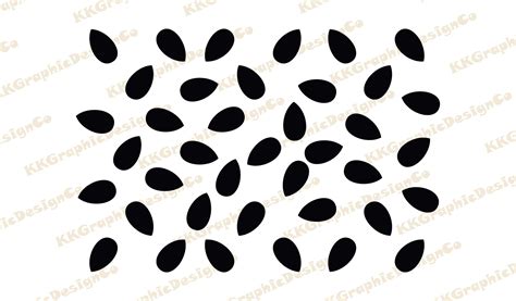 Watermelon Seed Clip Art Black And White