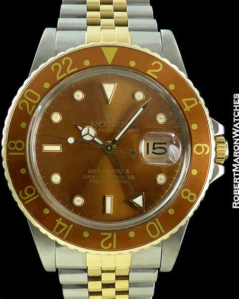 Rolex GMT-Master Two-Tone 16753 Root Beer