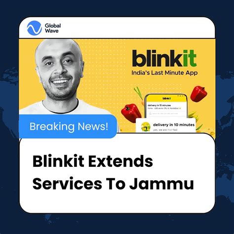 Blinkit, the quick commerce platform owned by Zomato, has expanded its services to parts of ...