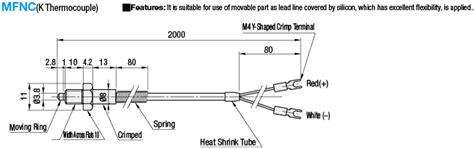 Temperature Sensors - Screw Mount, For Moving Parts, K-Thermocouple ...