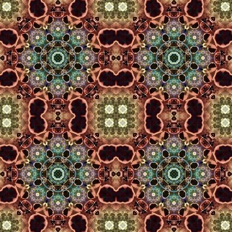 Seamless kaleidoscope patterns the texture is abstract | Premium Photo