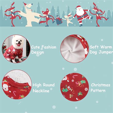 Shop Supjade Christmas Sweater for Dogs & Cats | Cozy 2-Piece Holiday ...