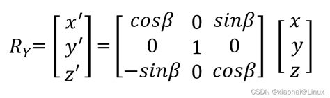 3维旋转矩阵推导与助记 - 知乎