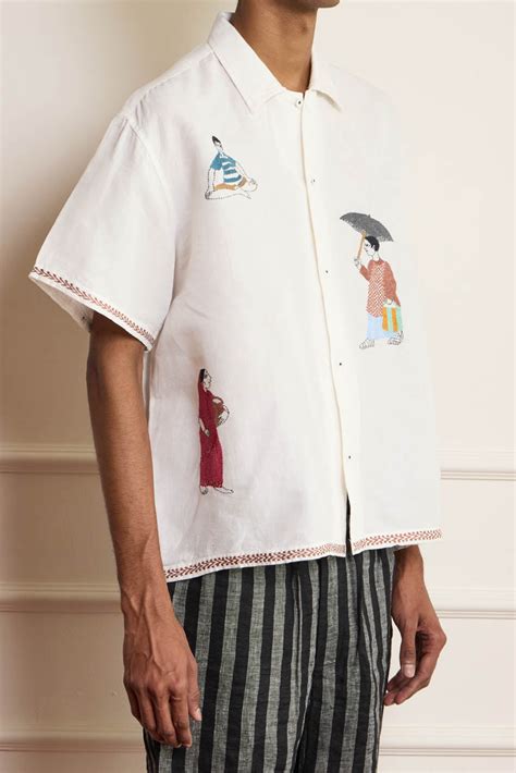 Kantha Embroidered Shirt – HARAGO