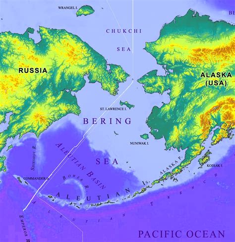 Bering Strait Location
